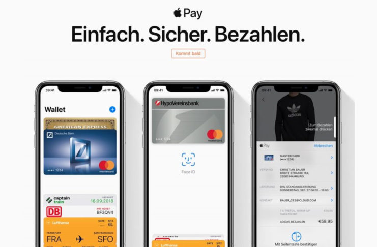 Apple Pay arriva in Germania: “Einfach. Sicher. Bezahlen”