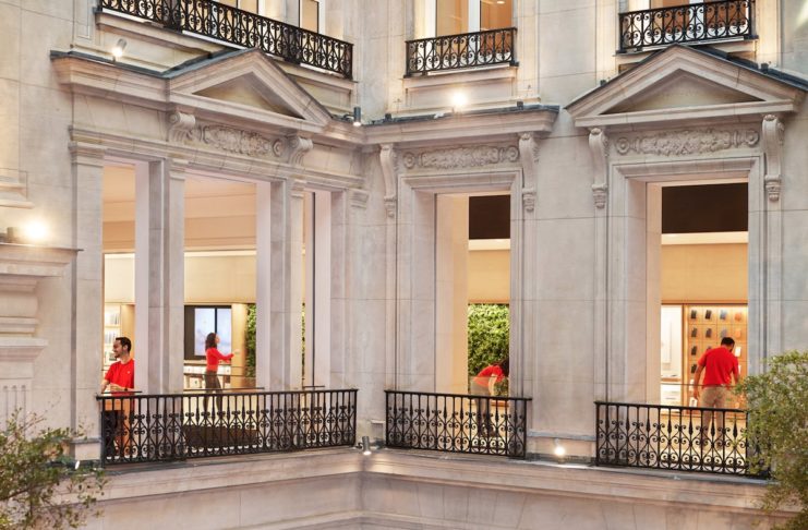 Apple Store Champs-Élysées: un omaggio alla storia di Parigi e alla creatività