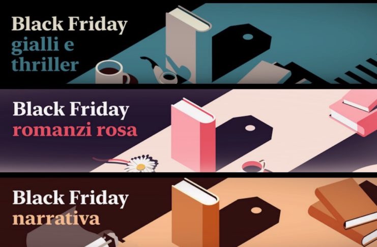 Il Black Friday su Book Store è per lettori appassionati di gialli, narrativa e romanzi rosa