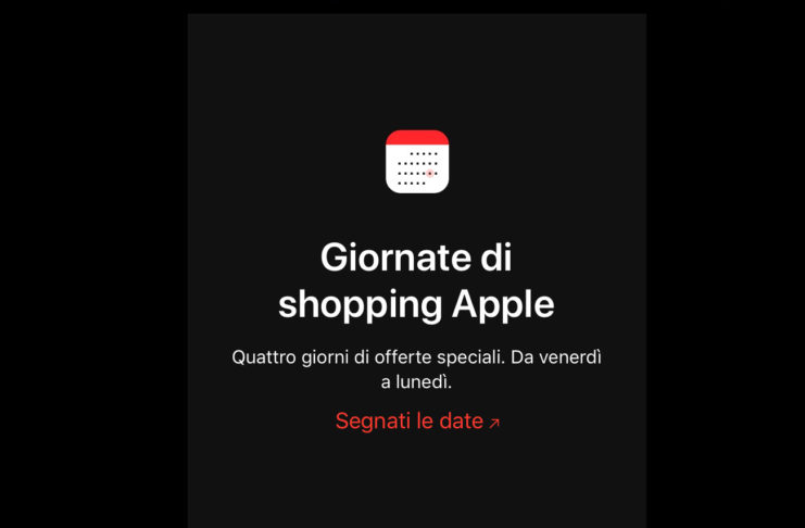 Arriva il Black Friday 2018 di Apple: quattro giorni di offerte dal 23 al 26 novembre