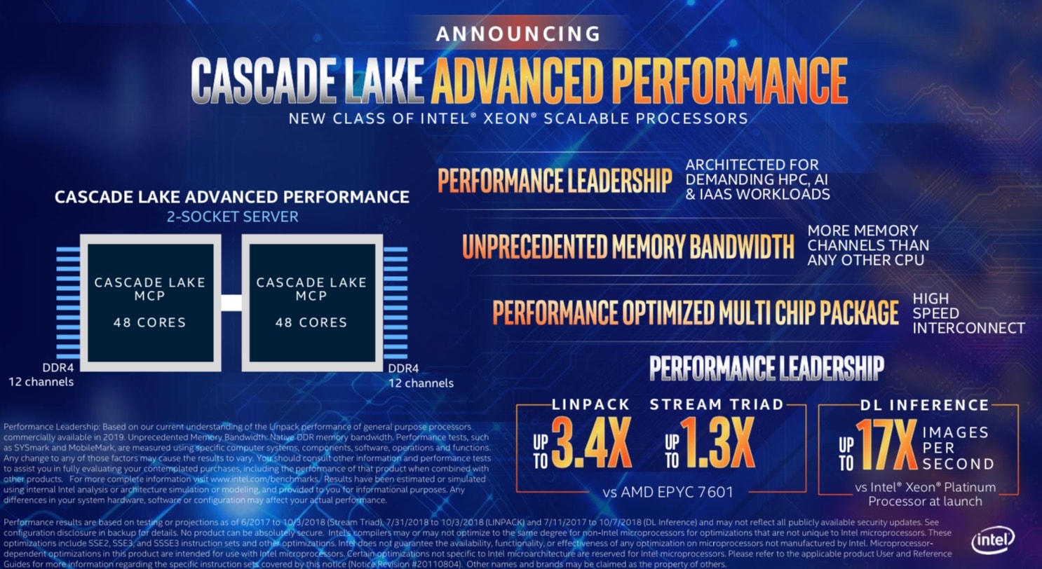 Due nuovi processori Xeon da Intel