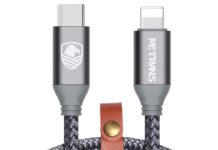Finalmente su Amazon un cavo USB-C Lightning economico Metrans, il cavo USB-C Lightning per iPhone e iPad rivestito in nylon