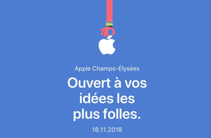 Il negozio Apple sugli Champs-Élysées aprirà il 18 novembre