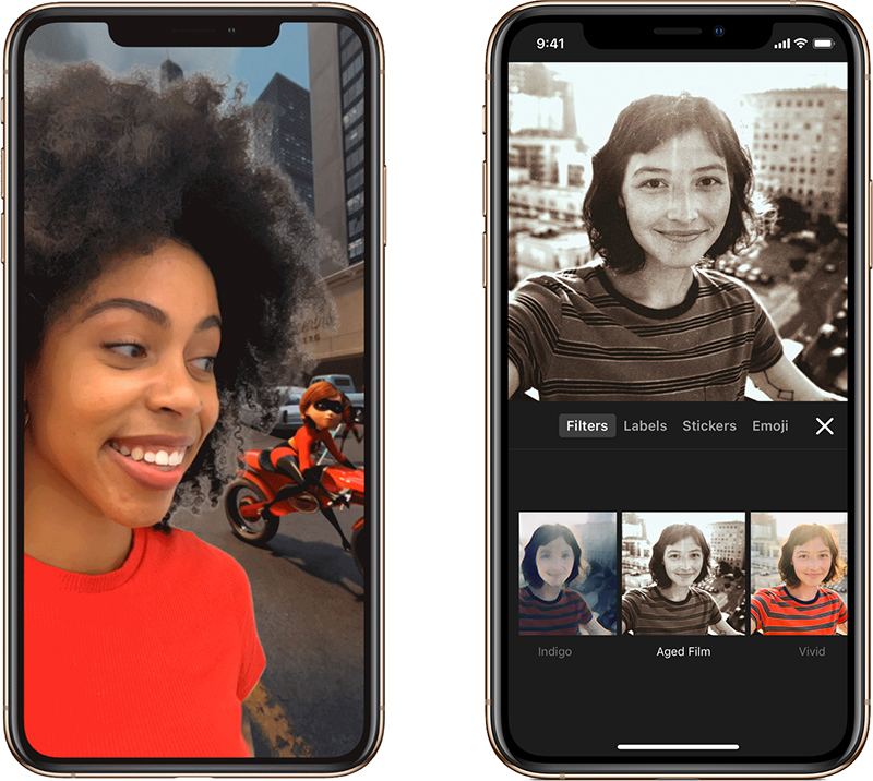 Clip di Apple offre nuovi filtri, scene e adesivi e diventa “Incredibile”