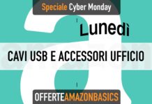 Cavi USB e accessori ufficio AmazonBasics in offerta per il Cyber Monday