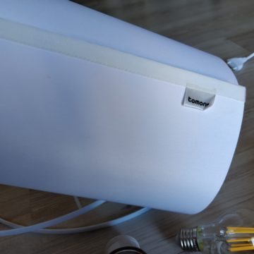 Recensione lampada da pavimento in legno Tomons, illuminare con stile