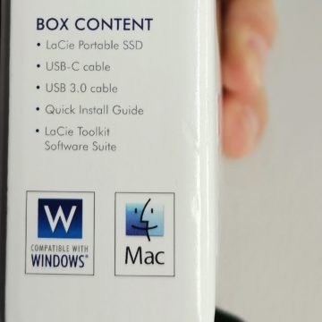 LaCie Portable SSD, minidisco SSD con USB-C