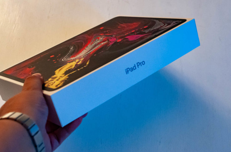 iPad Pro unpacking