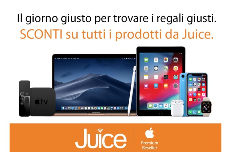 Juice sconta tutto per il Black Friday: risparmi su Mac, iPhone, iPad, accessori Apple e non solo