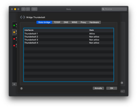 Creare una rete a 10 Gb/s tra due Mac con Thunderbolt è facilissimo