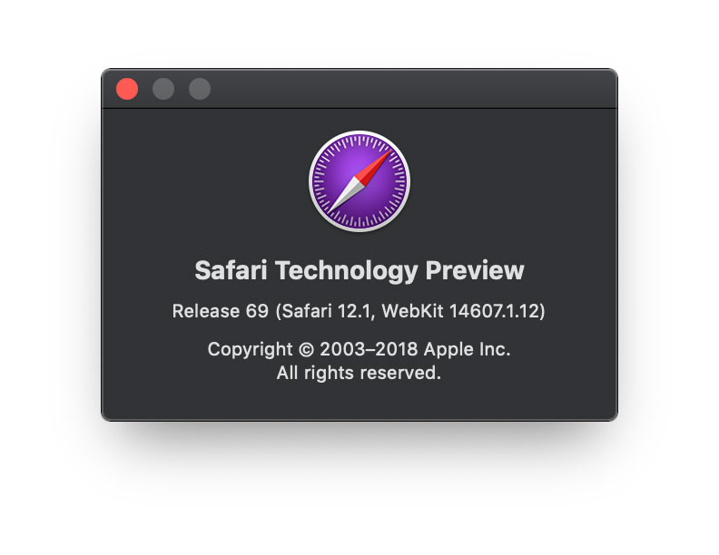 Safari Technology Preview 69