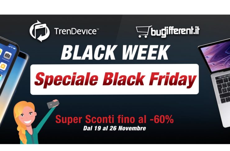 Speciale Black Friday TrenDevice e BuyDifferent: Super Sconti fino al -60% e fino ad esaurimento scorte!