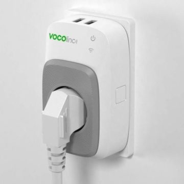 Presa smart Vocolinc PM5  con 2 porte USB: compatibile Homekit, Alexa e Assistente Google