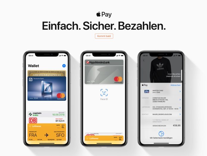 Apple Pay in Germania atteso entro questa settimana