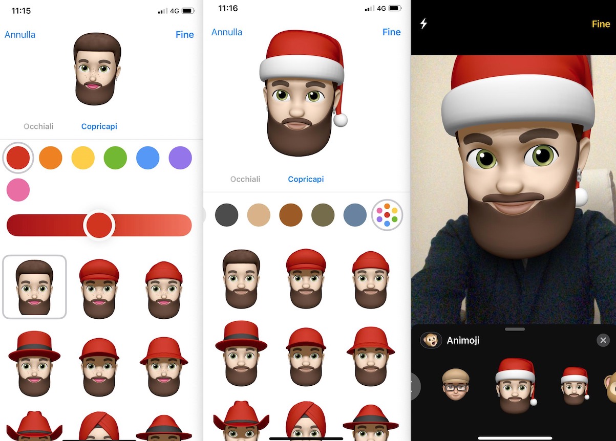 Come aggiungere un cappello di Babbo Natale al vostro Memoji su iPhone e iPad