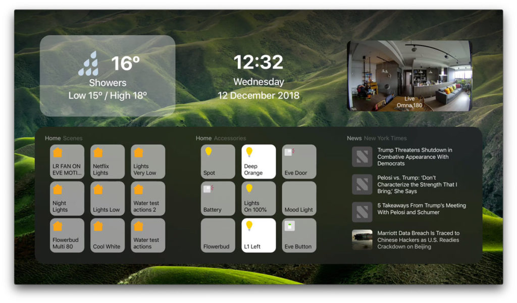 DayView per Apple TV, adesso compatibile con HomeKit
