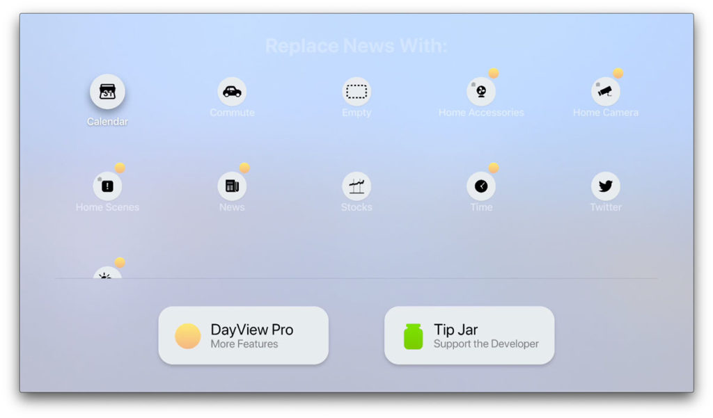 DayView per Apple TV, adesso compatibile con HomeKit