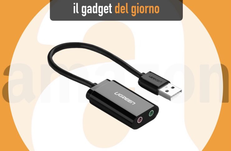 Da Ugreen l’adattatore che mette presa cuffie e microfono su qualsiasi USB