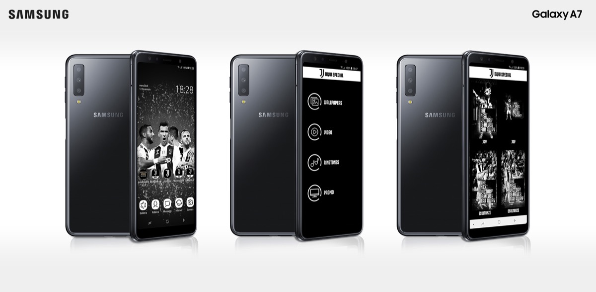 Samsung Galaxy A7 in edizione speciale canta l’inno della Juve