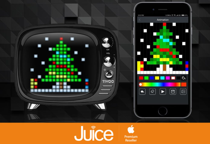 Da Juice il gadget di Natale Divoom Tivoo, lo speaker smart chic e retrò con tante funzioni