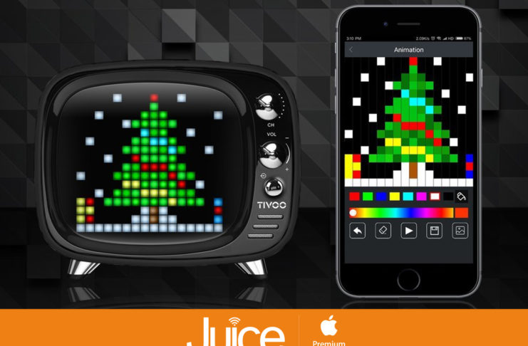 Da Juice il gadget di Natale Divoom Tivoo, lo speaker smart chic e retrò con tante funzioni