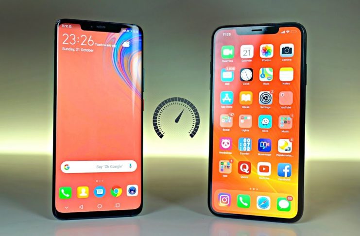 Huawei aveva torto: iPhone XS MAX batte Huawei Mate 20 Pro nel test di velocità