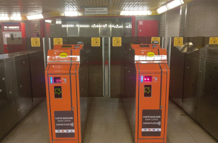 Pagamenti contactless in metro