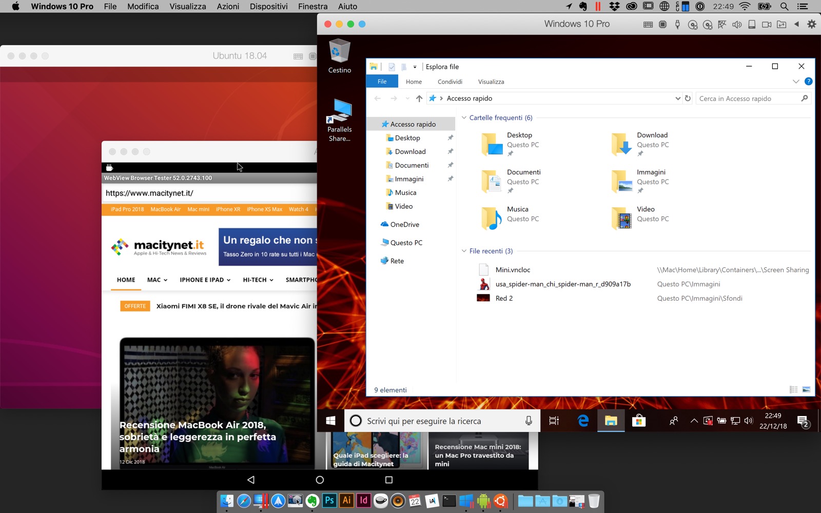 Recensione Parallels Desktop 14, Windows come non l’avete mai visto su Mac