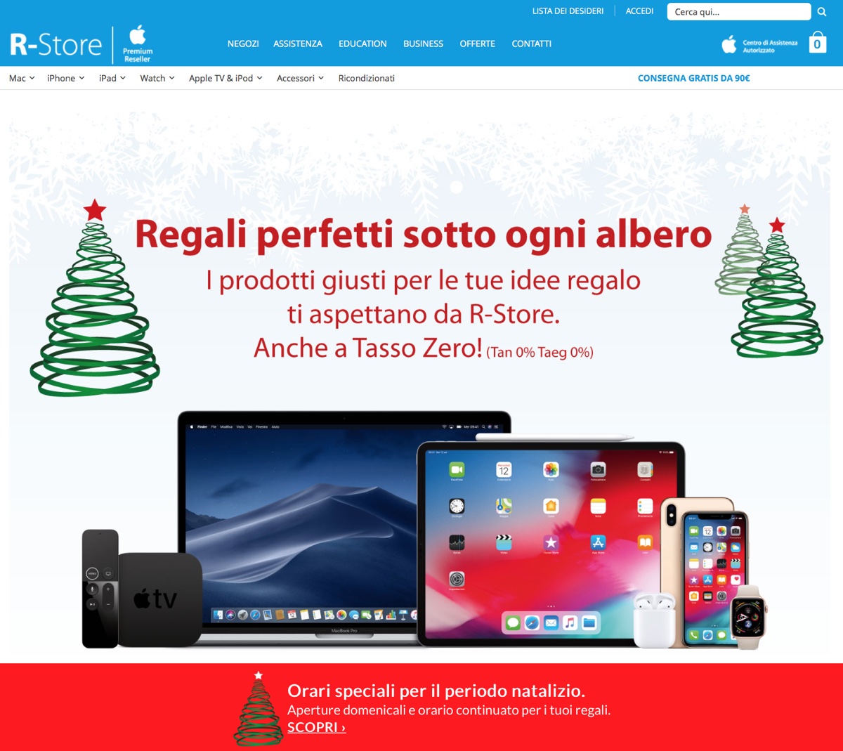 Da R-Store c’è il regalo perfetto da mettere sotto ogni albero, anche con Tasso Zero