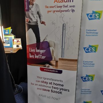 Al CES 2019 arriva Aladin, la lampada smart che salva la vita agli anziani
