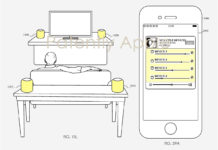 In un brevetto Apple mostra configurazione HomePod con quattro speaker e l’uso come interfono domestico
