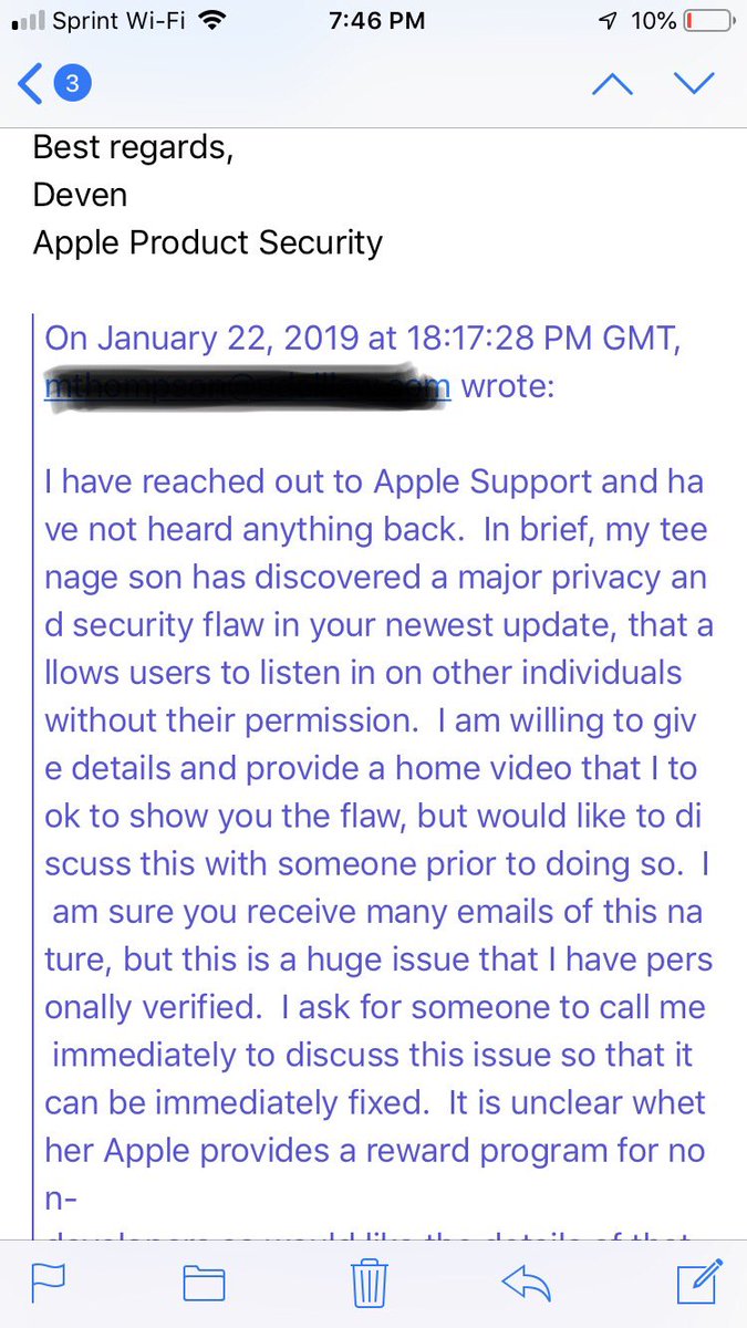 Apple è stata informata del bug FaceTime già da una settimana