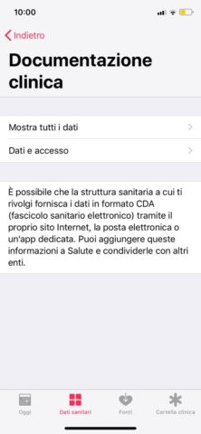 La Documentazione clinica Apple soddisfa il 78% dei pazienti