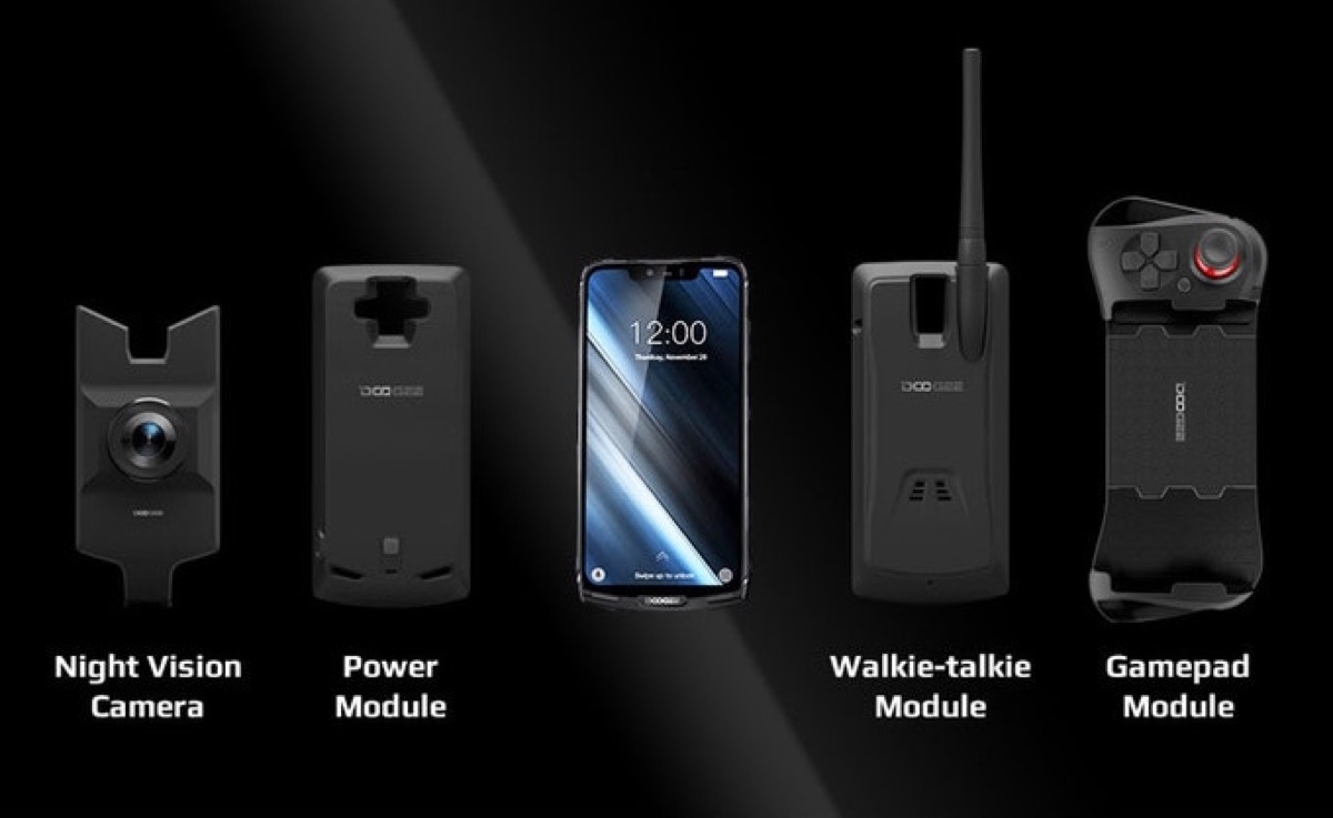 Doogee S90, lo smartphone indistruttibile con capacità modulari