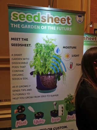 CES 2019, con Seedsheet il giardinaggio è davvero per tutti