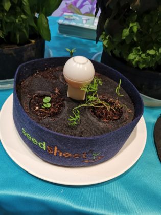 CES 2019, con Seedsheet il giardinaggio è davvero per tutti