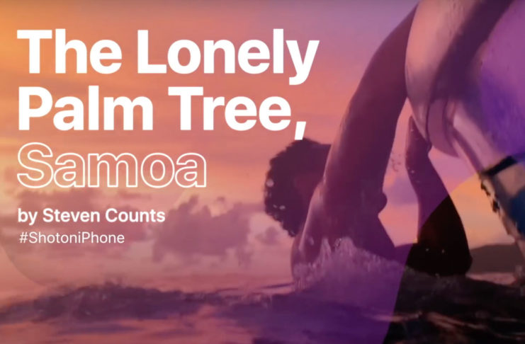 Nel nuovo video “Shot on iPhone” di Apple un atleta 17enne delle Samoe Orientali