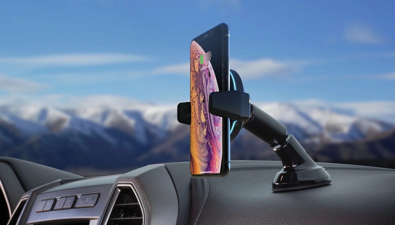 MagicGrip, il supporto iPhone da auto con ricarica wireless e braccia motorizzate