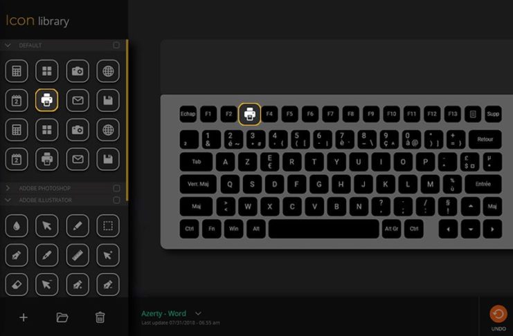 Al CES 2018 Nemeio, la tastiera e-Ink con tasti personalizzabili