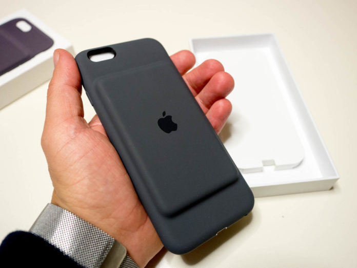 Smart Battery Case per iPhone XS, l’icona è presente su iOS 12.1.2