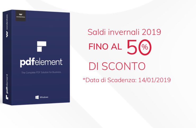Saldi da PDFelement, suite professionali per gestire i PDF a prezzi super stracciati