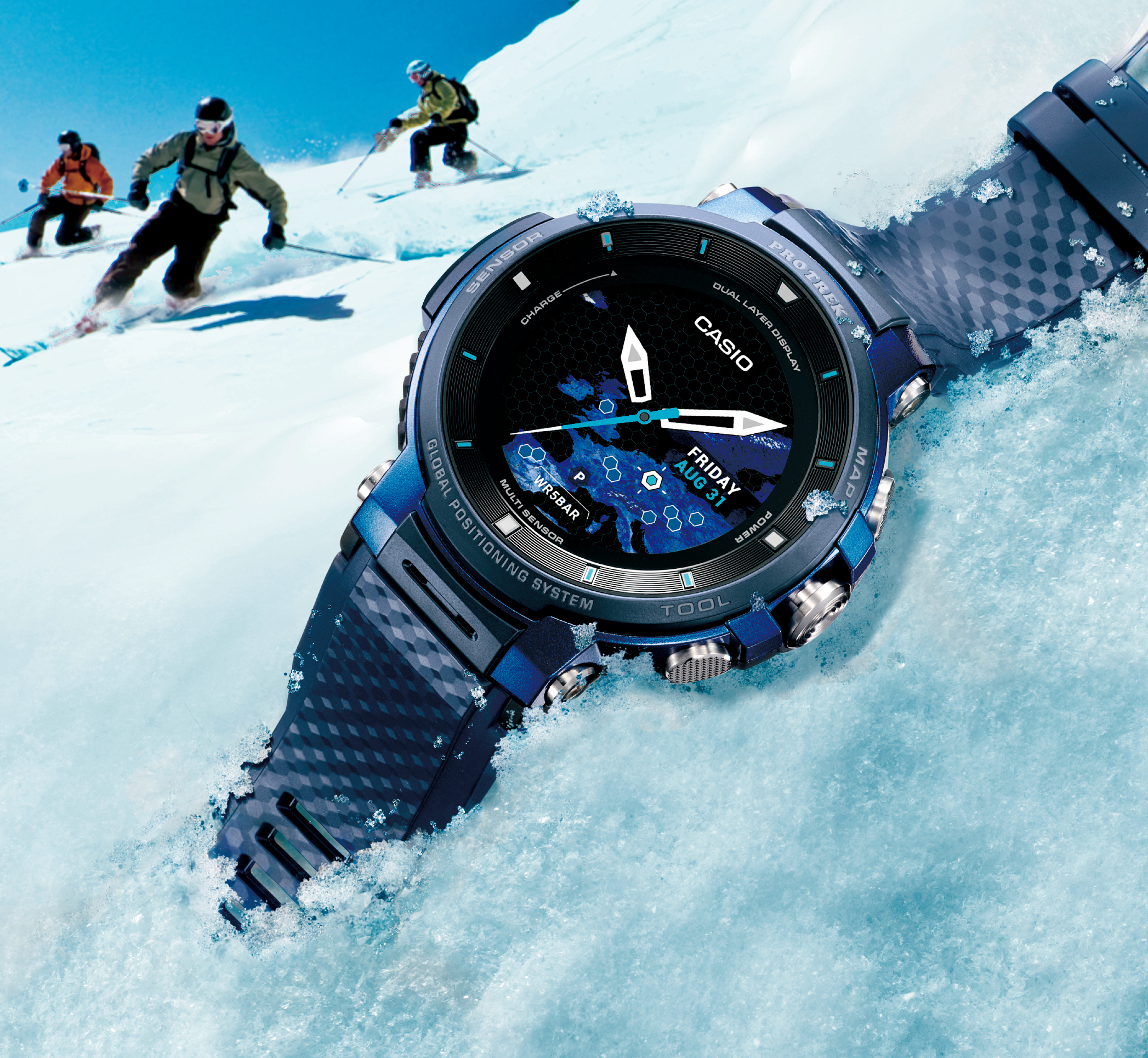 CASIO presenta PRO TREK Smart WSD-F30, con mappe a colori offline e fino a un mese di autonomia