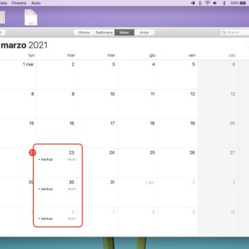 Come programmare il backup di una cartella su Mac con Automator