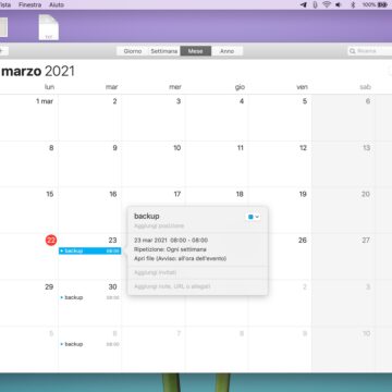 Come programmare il backup di una cartella su Mac con Automator