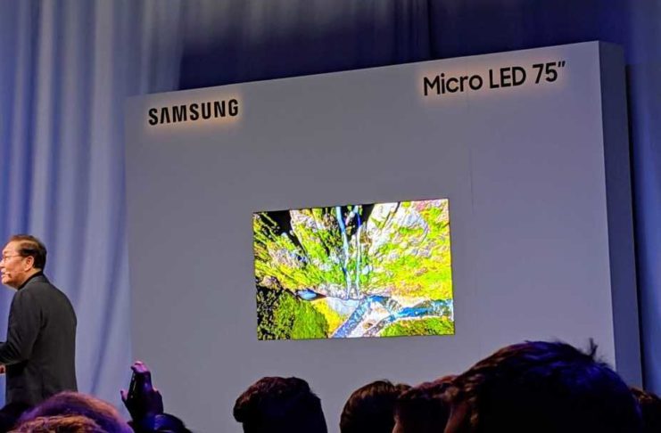 Al CES 2019 Samsung svela gli schermi del futuro con Micro LED