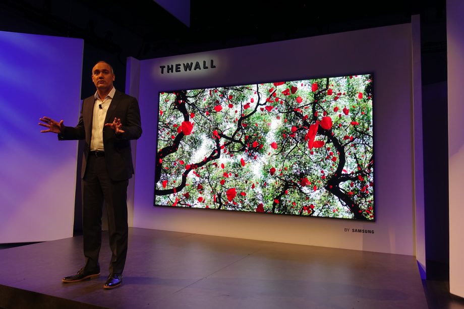 Al CES 2019 Samsung svela gli schermi del futuro con Micro LED