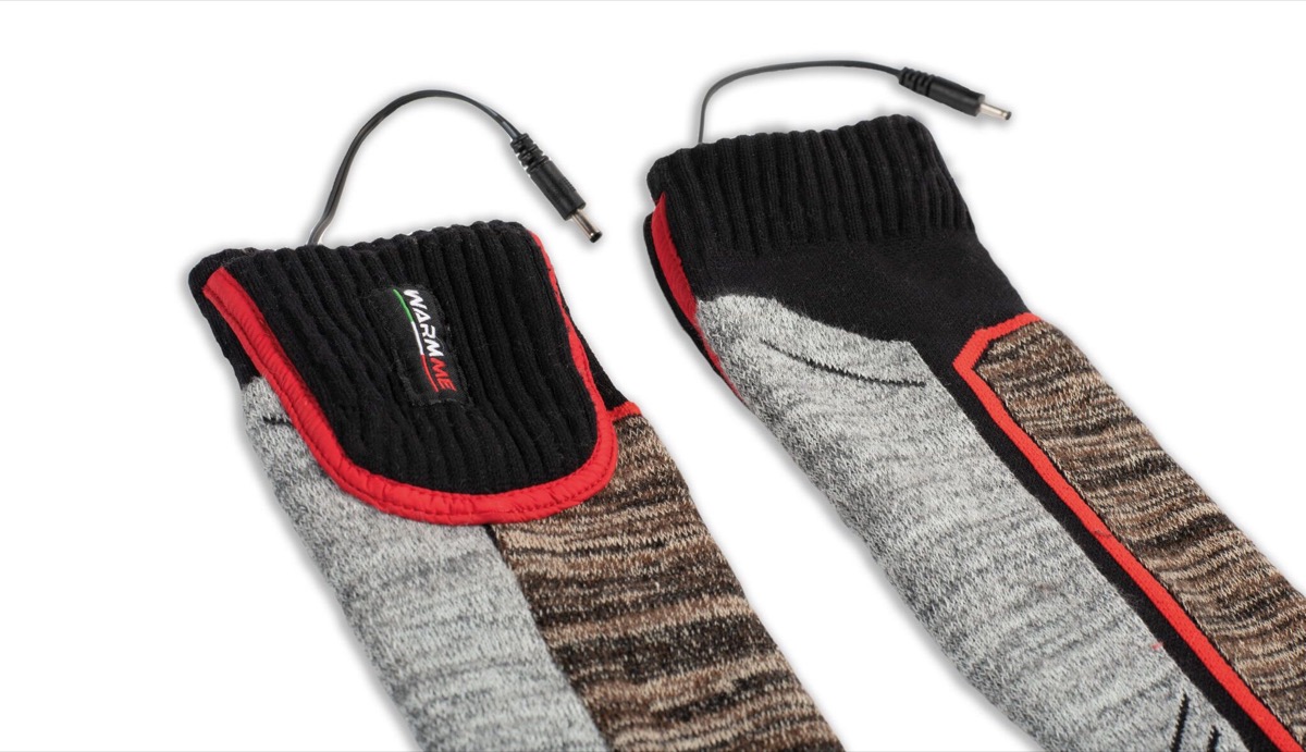 Da WarmMe le calze riscaldate a batteria