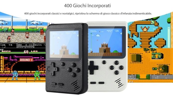 Gocomma, la console stile Game Boy con oltre 400 classici dei videogiochi a 13 euro