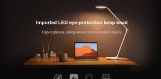 In sconto Xiaomi Mijia, la lampada raffinata che protegge gli occhi
