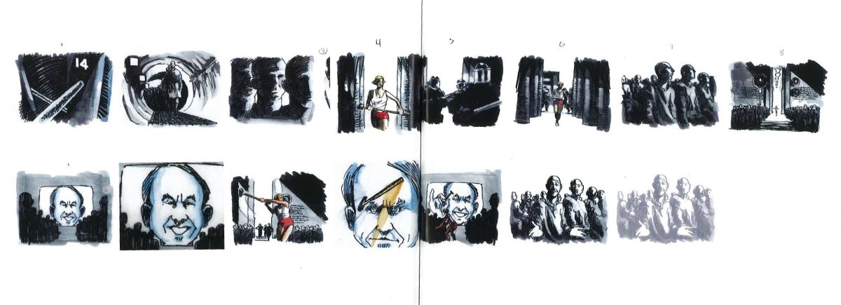 Per la prima volta pubblicato lo storyboard dello spot Apple 1984